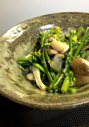 のらぼう菜とエリンギのおひたし-レシピのメイン写真