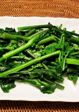 美味しくて時短！ のらぼう菜の蒸しいため-レシピのメイン写真