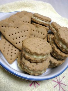 全粒粉メープルビスケット★2種-レシピのメイン写真