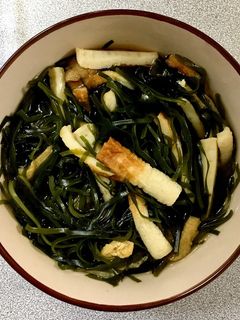 こんぶとちくわと油揚げの煮物-レシピのメイン写真