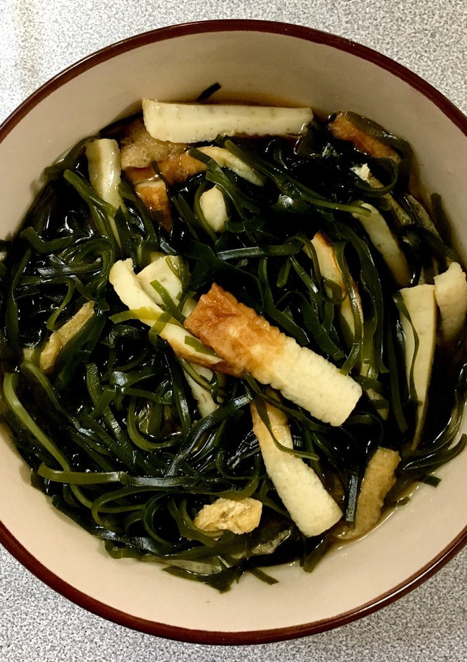 こんぶとちくわと油揚げの煮物-レシピのメイン写真