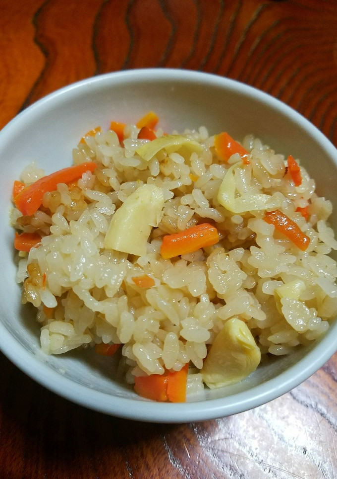 たけのこと豚肉の炊き込みご飯-レシピのメイン写真