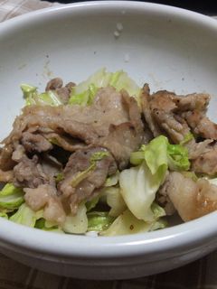 豚肉とキャベツの炒め物-レシピのメイン写真