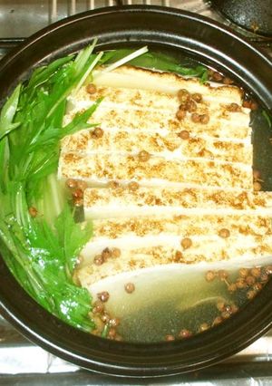 水菜・豆腐の花椒煮♪簡単スープ-レシピのメイン写真