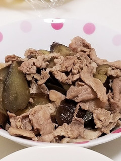 なすと豚肉の煮物♪-レシピのメイン写真