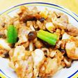 10分で♪鶏肉とネギのおろしソース炒め