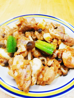 10分で♪鶏肉とネギのおろしソース炒め-レシピのメイン写真