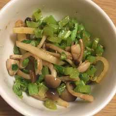 何故かモチモチ！大根の皮と葉の炒め物！-レシピのメイン写真