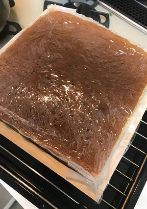 木枠で作るカステラ。新聞紙型でも。-レシピのメイン写真