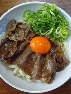 牛すきぶっかけうどん-レシピのメイン写真
