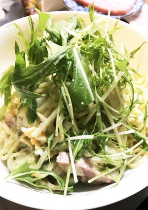アボカドクリームパスタ-レシピのメイン写真