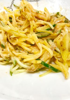 シャキシャキ明太ポテトサラダ-レシピのメイン写真