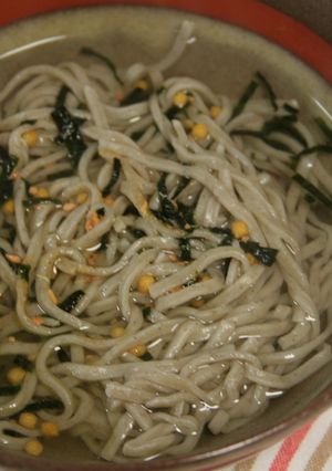 超即席☆お蕎麦茶漬け-レシピのメイン写真