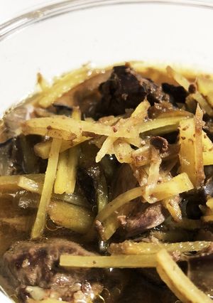 お酒が進む♪あっさり美味しい肝煮-レシピのメイン写真