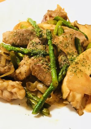豚の炒めもの☆豚角切り肉のポークチャップ-レシピのメイン写真
