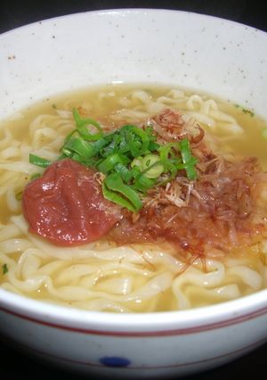 「艶」梅かつおうどん-レシピのメイン写真