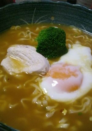親子カレー艶うどん-レシピのメイン写真