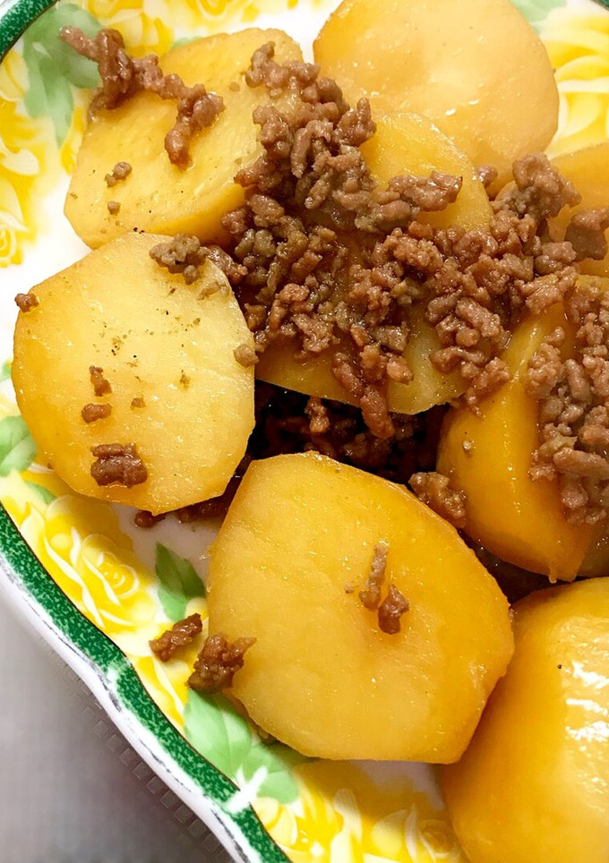 簡単！新じゃがでほっくりそぼろ煮-レシピのメイン写真