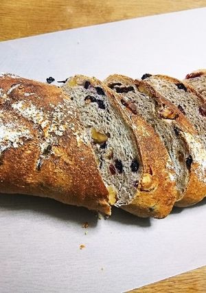 ドライフルーツとくるみのライ麦パン-レシピのメイン写真