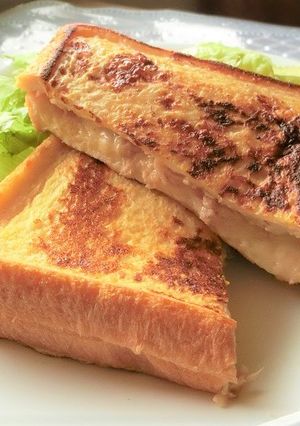 簡単★ツナとチーズの味噌フレンチトースト-レシピのメイン写真