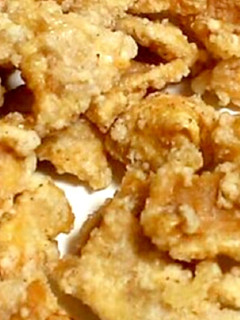 激うま!料亭味噌の鶏皮唐揚げ-レシピのメイン写真