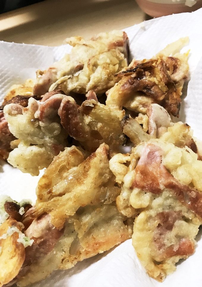 魚肉ソーセージと玉ねぎのかき揚げ-レシピのメイン写真