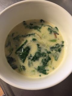 ほうれん草のミルクスープ-レシピのメイン写真