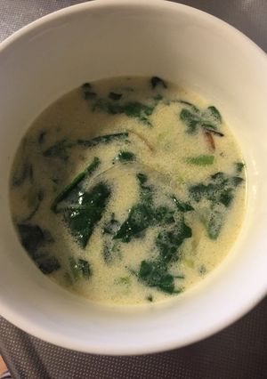 ほうれん草のミルクスープ-レシピのメイン写真