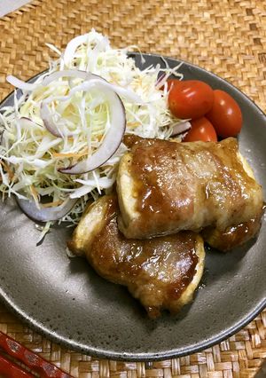 豆腐の肉巻き(照り焼き)-レシピのメイン写真
