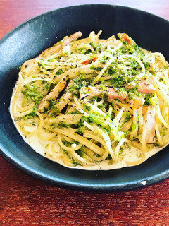 生海苔とベーコンのクリームパスタ-レシピのメイン写真