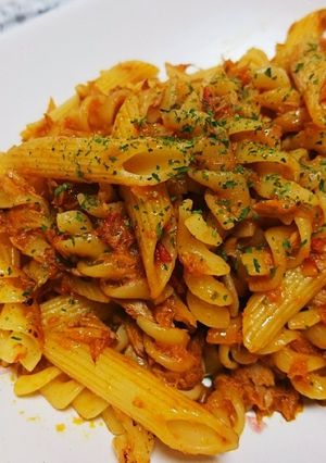 ツナとトマトのショートパスタ☆-レシピのメイン写真
