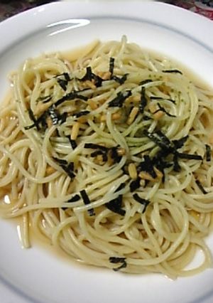 簡単！手抜き！お茶漬けスパゲティ-レシピのメイン写真