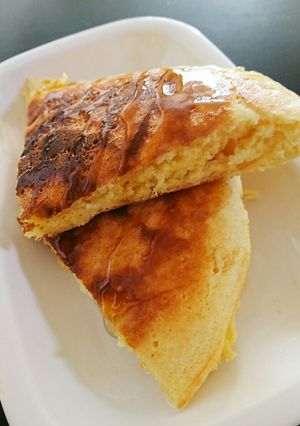 マカダミアナッツオイルでホットケーキ-レシピのメイン写真