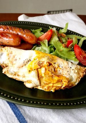 失敗じゃないんです♡簡単くずし目玉焼き-レシピのメイン写真