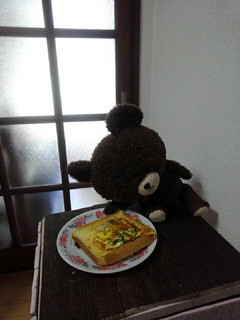 パンのほうれん草キッシュ!!!-レシピのメイン写真