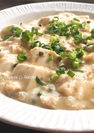 隠し味は白味噌！白麻婆豆腐*ホワイト麻婆-レシピのメイン写真