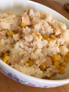 白だしで絶品☆ツナコーンの炊き込みご飯-レシピのメイン写真