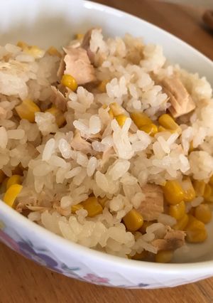 白だしで絶品☆ツナコーンの炊き込みご飯-レシピのメイン写真