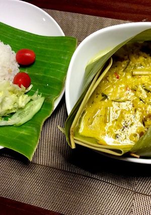 カンボジア料理 フィッシュ アモック-レシピのメイン写真