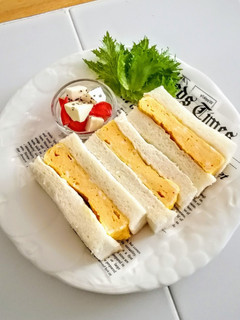 厚焼き玉子のサンドイッチ-レシピのメイン写真