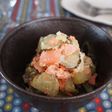 古漬けピクルスと塩鮭のポテトサラダ