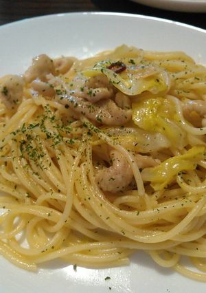 簡単!鶏皮のペペロンチーノ-レシピのメイン写真