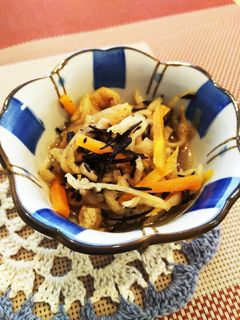 切り干し大根とひじき煮-レシピのメイン写真
