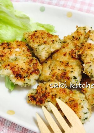 ♡ささみのチーズコンソメパン粉焼き♡-レシピのメイン写真