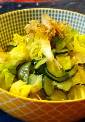 【幼児食】キャベツのおかか塩和え-レシピのメイン写真