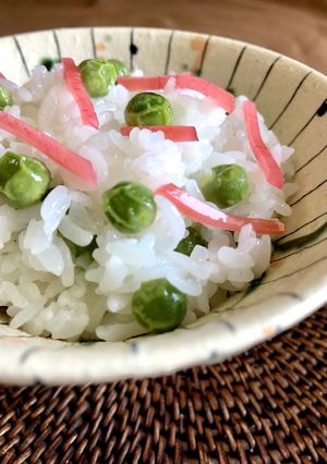 春だっ！グリンピースのごはん-レシピのメイン写真