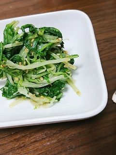 激簡単(;>_<;)水菜のおひたし-レシピのメイン写真