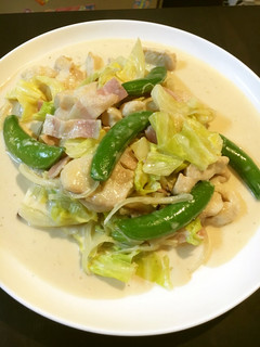 春野菜と鶏むね肉の味噌クリーム煮-レシピのメイン写真