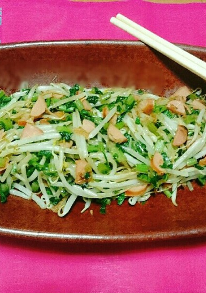 もやしと大根葉のおかか炒め-レシピのメイン写真