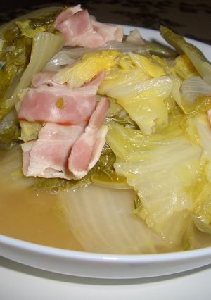 白菜とベーコンのスープ煮-レシピのメイン写真